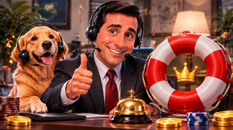 Illustration of the Spinboss casino support team